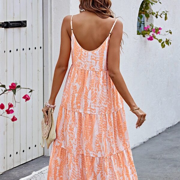 Strap Dress Stitching Tie-dye - Image 9