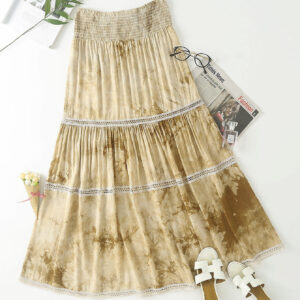 Women's Tie-Dye Cotton Skirt