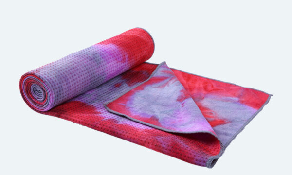 Non-slip Sports Towel Eco-friendly Tie-dye Yoga Towel - Image 4