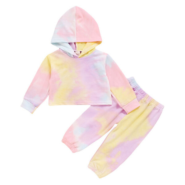 Autumn Newborn Baby Boy Girls Clothes Long Sleeve Tie Dye - Image 5