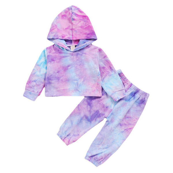 Autumn Newborn Baby Boy Girls Clothes Long Sleeve Tie Dye - Image 6
