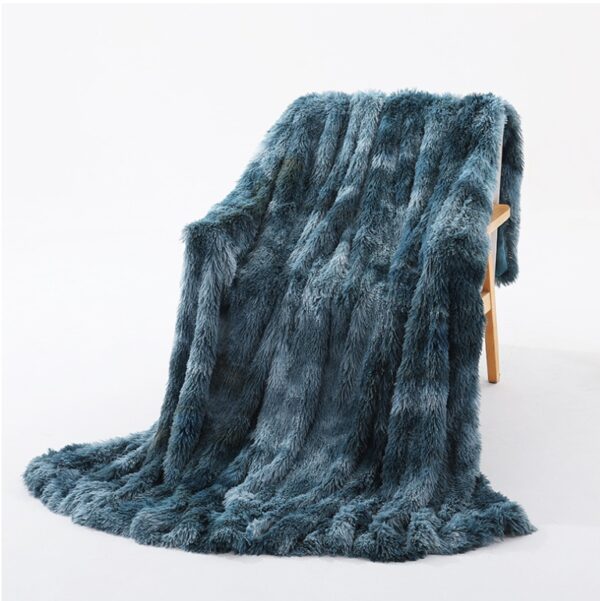 Plush Double-layer Blanket Sofa Cover Blanket Tie Dye Casual Blanket - Image 5