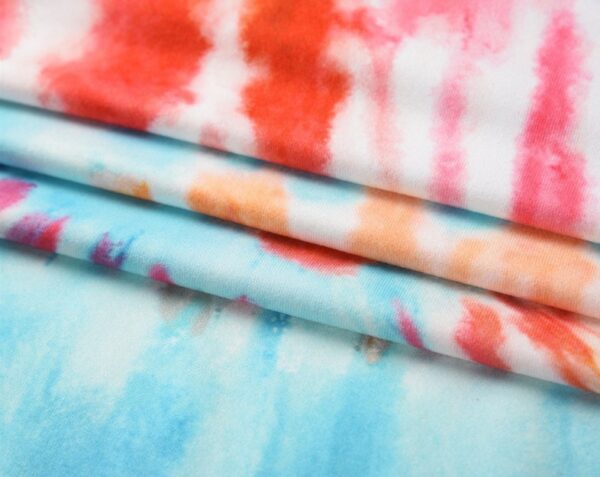 European And American Women's Tie-dye Loose Print Slit Long Skirt - Image 6