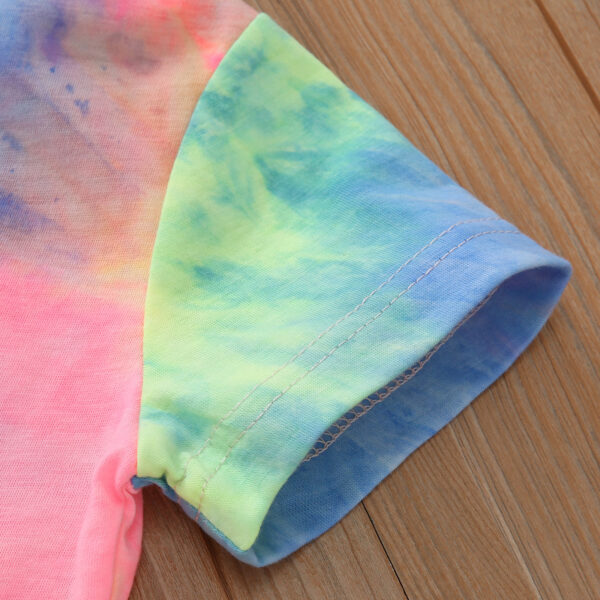 Tie-Dye Print Round Collar - Image 5