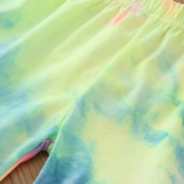 Tie-Dye Print Round Collar - Image 4