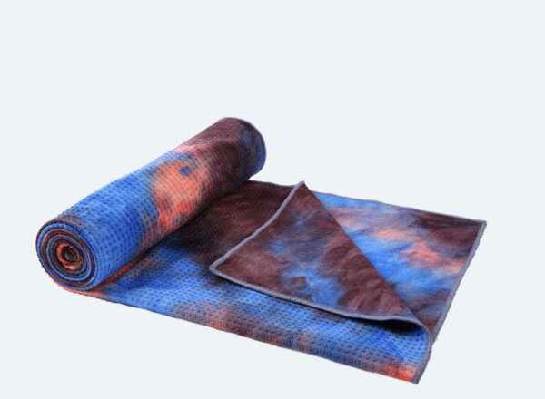 Non-slip Sports Towel Eco-friendly Tie-dye Yoga Towel - Image 3