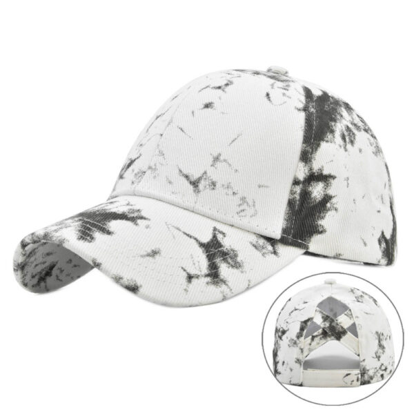 Women's Tie Dye Crossover Baseball Hat - Image 2