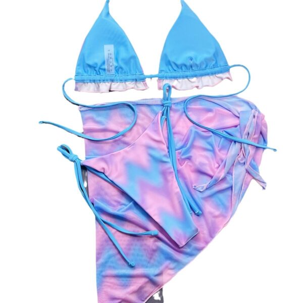 Women's Split Tie-dye Swimsuit Bikini - Image 3