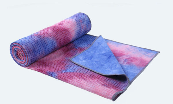 Non-slip Sports Towel Eco-friendly Tie-dye Yoga Towel - Image 6