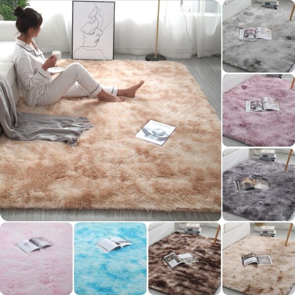 Nordic tie-dye gradient carpet