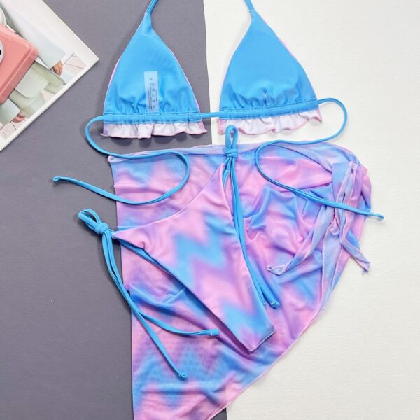 Women's Split Tie-dye Swimsuit Bikini - Image 2