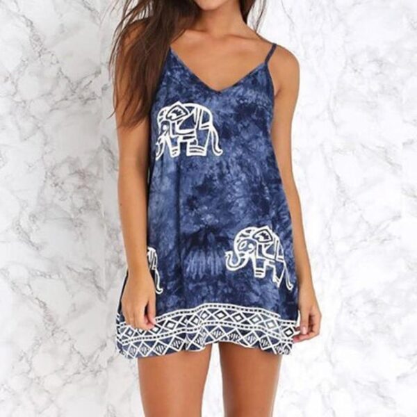 Tie Dye Elephant Dress