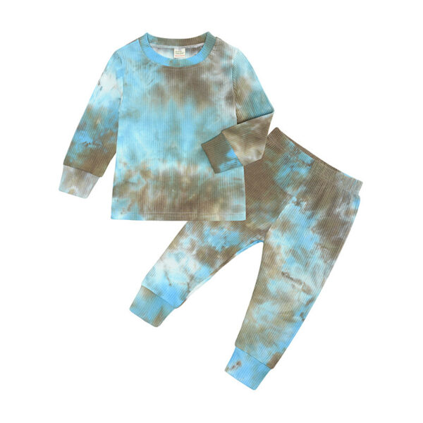 Tie-dye Pit Strip Suit For Boys And Girls - Image 3