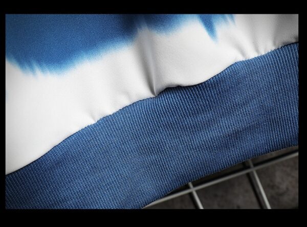 Two-tone Tie-dye Plus Size Loose Casual Men's Sweater - Image 10
