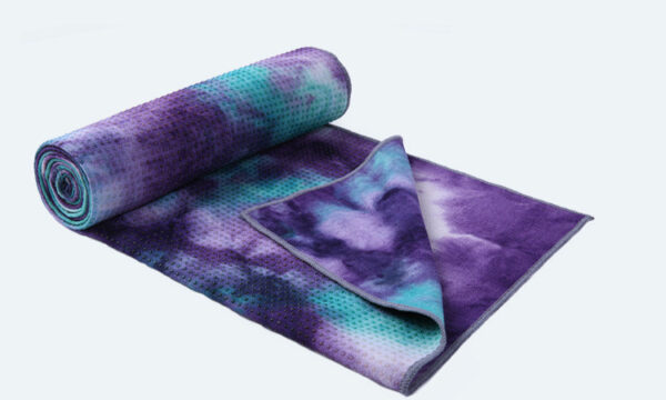 Non-slip Sports Towel Eco-friendly Tie-dye Yoga Towel - Image 7