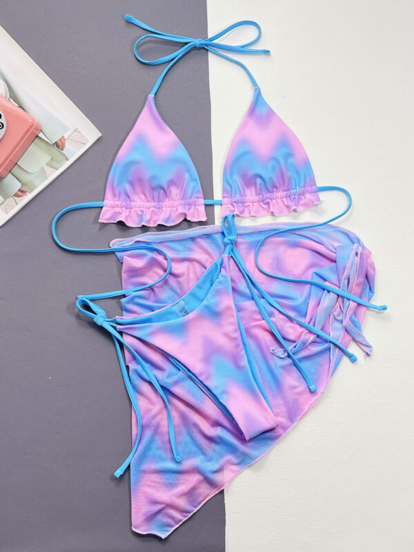 Women's Split Tie-dye Swimsuit Bikini - Image 5