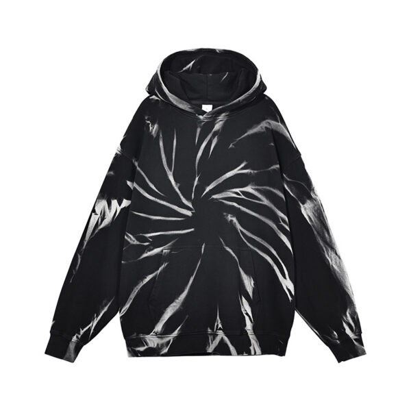 Men's And Women's High Street Washed Old Tie-dye Loose Retro Hooded Sweatshirt - Image 5