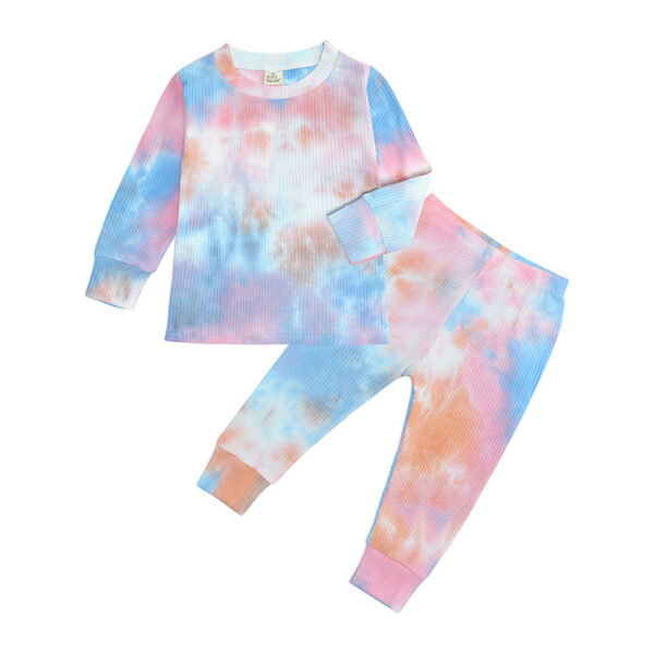 Tie-dye Pit Strip Suit For Boys And Girls - Image 4