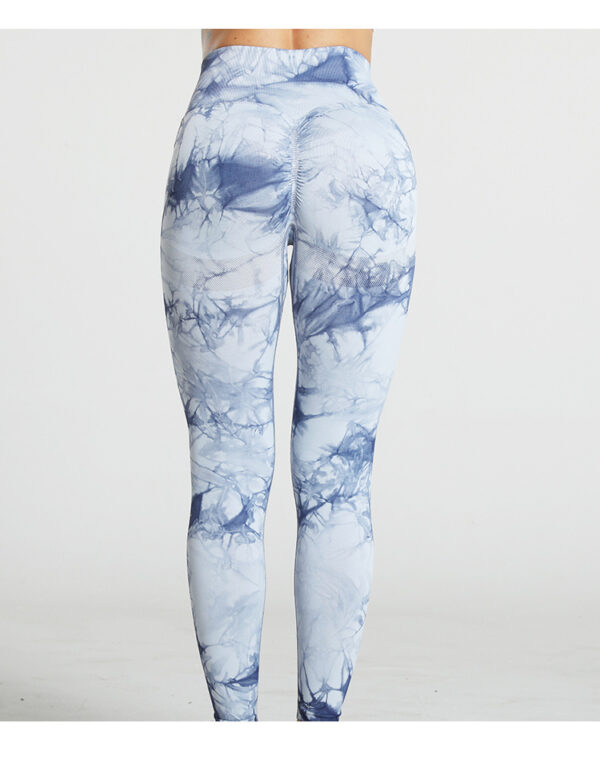Tie Dye Butt Lift Sweatpants  Yoga Pants For Ladies - Image 6