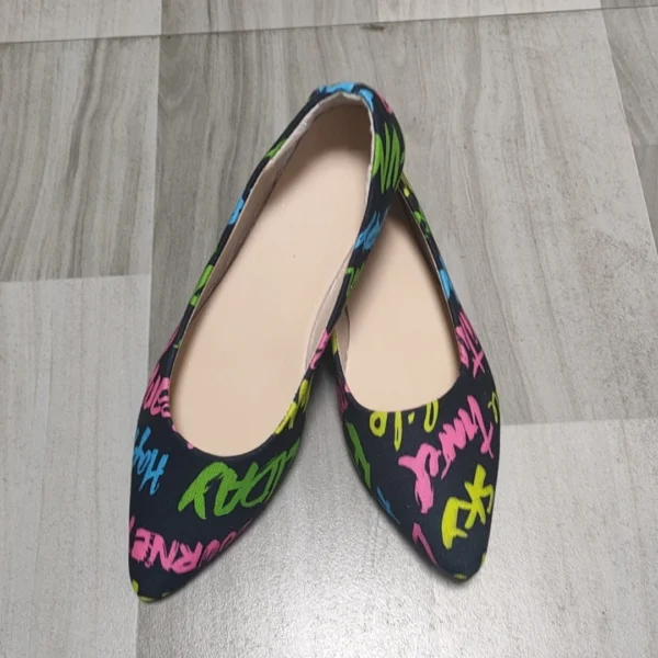 Women's Pointed Toe Summer Ballerina Flats - Image 6