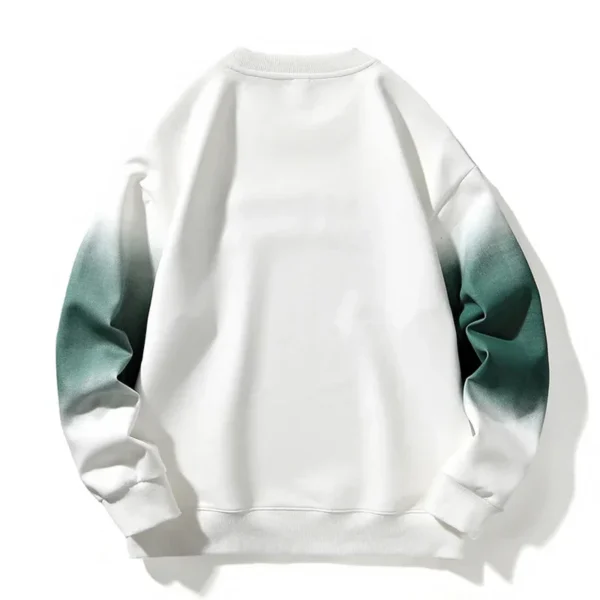 Spring Tie Dye Pullover Sweatshirt Men – Letter Printed Goth Streetwear Oversized Gradient Hoodie, Hip Hop Y2K Style - Image 3