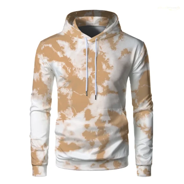 New Creative Fun 3d Printing Tie Dye Pattern Hoodie Fun Street Casual Daily Tops Customized Patterns For Men And Children - Image 2