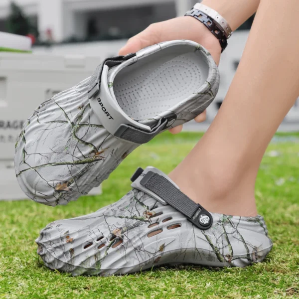 2024 Summer Men's Sandals New Home Garden Shoes Comfortable and Lightweight Men Slippers Non-Slip Soft Bottom Flip Flop Sandals - Image 3