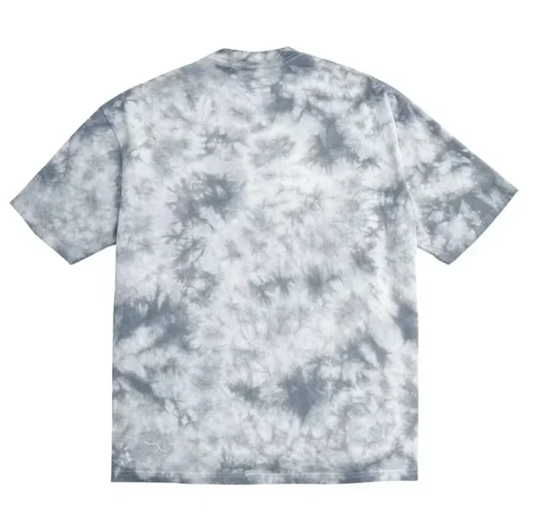 Retro Loose Fit Tie Dye Crew Neck Short Sleeve T-Shirt Pure Cotton Casual Hip Hop Style Men's round Neck Top Breathable Summer T