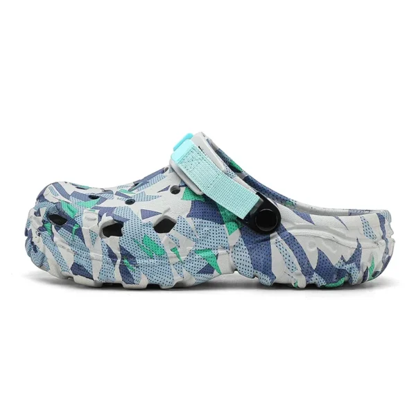 New Men's Clogs Slippers Sandal Men Garden Shoes Flat Camouflage Sandals Male Sneakers Outdoor Flip Flops Home Clogs - Image 4