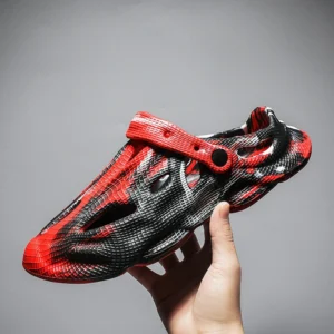 Men's Non-Slip Tie-Dyed Designer Beach Shoes – Lightweight EVA Slip-Ons