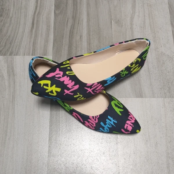 Women's Pointed Toe Summer Ballerina Flats - Image 5