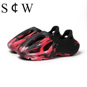 Unisex Tie-Dye EVA Beach Hole Slippers – Soft, Stylish, and Ready for Adventure