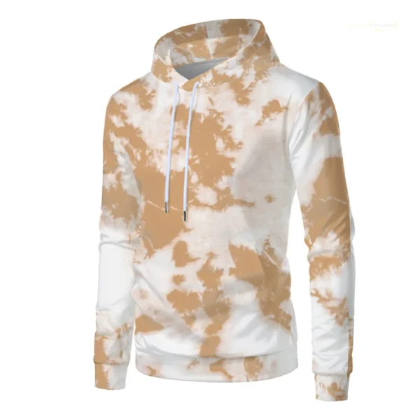 New Creative Fun 3d Printing Tie Dye Pattern Hoodie Fun Street Casual Daily Tops Customized Patterns For Men And Children - Image 3