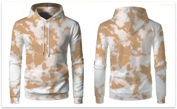 New Creative Fun 3d Printing Tie Dye Pattern Hoodie Fun Street Casual Daily Tops Customized Patterns For Men And Children