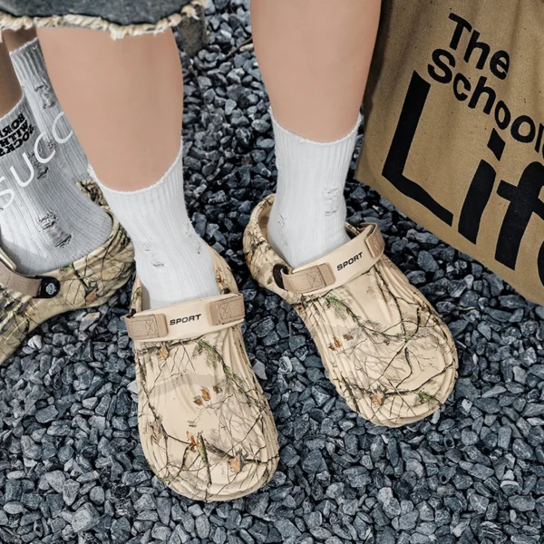 2024 Summer Men's Sandals New Home Garden Shoes Comfortable and Lightweight Men Slippers Non-Slip Soft Bottom Flip Flop Sandals - Image 5